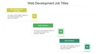 Web Development Job Titles In Powerpoint And Google Slides Cpb
