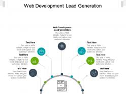 Web development lead generation ppt powerpoint presentation summary example cpb