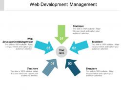 Web development management ppt powerpoint presentation slides background designs cpb