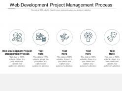 Web development project management process ppt powerpoint presentation show slideshow cpb