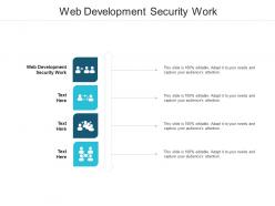 Web development security work ppt powerpoint presentation portfolio graphics design cpb