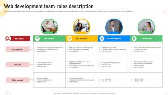 Web Development Team Roles Description