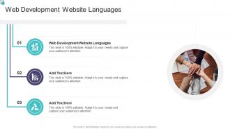Web Development Website Languages In Powerpoint And Google Slides Cpb