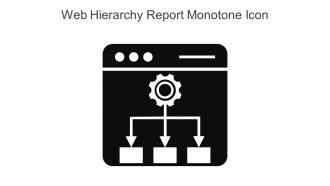 Web Hierarchy Report Monotone Icon In Powerpoint Pptx Png And Editable Eps Format