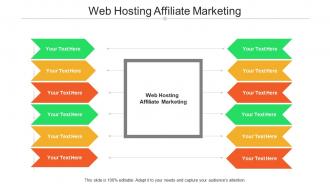 Web hosting affiliate marketing ppt powerpoint presentation outline example cpb
