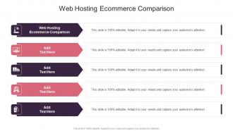 Web Hosting Ecommerce Comparison In Powerpoint And Google Slides Cpb