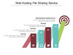 Web hosting file sharing service ppt powerpoint presentation inspiration outline cpb