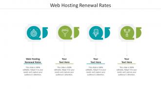 Web hosting renewal rates ppt powerpoint presentation layouts topics cpb