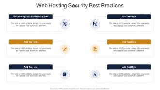 Web Hosting Security Best Practices In Powerpoint And Google Slides Cpb