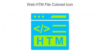 Web Htm File Colored Icon In Powerpoint Pptx Png And Editable Eps Format