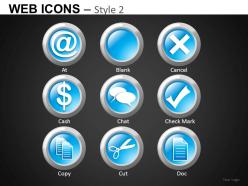 Web icons style 2 powerpoint presentation slides db