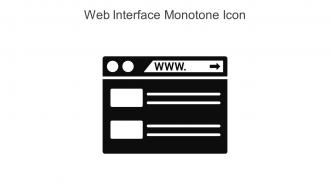 Web Interface Monotone Icon In Powerpoint Pptx Png And Editable Eps Format