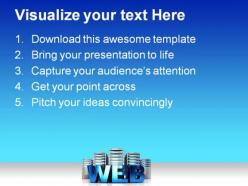 Web internet powerpoint templates and powerpoint backgrounds 0211