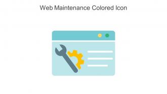 Web Maintenance Colored Icon In Powerpoint Pptx Png And Editable Eps Format