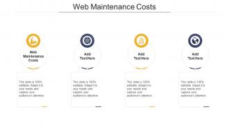Web Maintenance Costs In Powerpoint And Google Slides Cpb