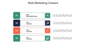 Web marketing careers ppt powerpoint presentation portfolio visual aids cpb