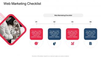 Web Marketing Checklist In Powerpoint And Google Slides Cpb