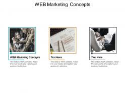 Web marketing concepts ppt powerpoint presentation show good cpb