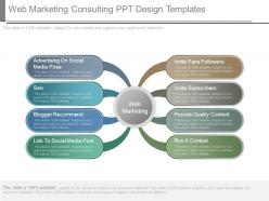 Web marketing consulting ppt design templates