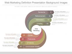 Web marketing definition presentation background images