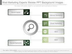 Web marketing experts review ppt background images