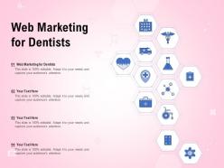Web marketing for dentists ppt powerpoint presentation infographic template format