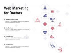 Web marketing for doctors ppt powerpoint presentation portfolio guide
