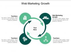 Web marketing growth ppt powerpoint presentation icon diagrams cpb