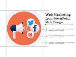 Web marketing icon powerpoint slide design