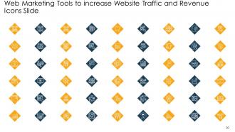 Web marketing tools to increase website traffic and revenue powerpoint presentation slides