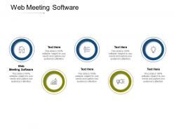 Web meeting software ppt powerpoint presentation model designs cpb