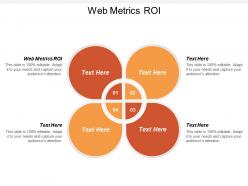 Web metrics roi ppt powerpoint presentation slides example cpb