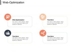 Web optimization ppt powerpoint presentation ideas example cpb