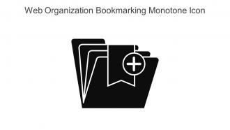 Web Organization Bookmarking Monotone Icon In Powerpoint Pptx Png And Editable Eps Format