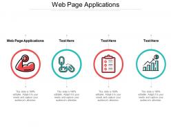 Web page applications ppt powerpoint presentation gallery layout cpb