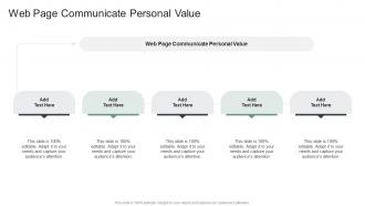 Web Page Communicate Personal Value In Powerpoint And Google Slides Cpb