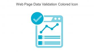 Web Page Data Validation Colored Icon In Powerpoint Pptx Png And Editable Eps Format