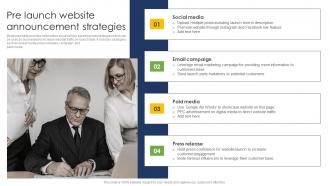 Web Page Designing Pre Launch Website Announcement Strategies