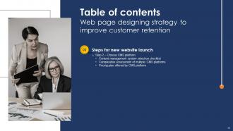 Web Page Designing Strategy To Improve Customer Retention Powerpoint Presentation Slides Unique Ideas
