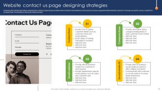 Web Page Designing Strategy To Improve Customer Retention Powerpoint Presentation Slides Analytical Ideas