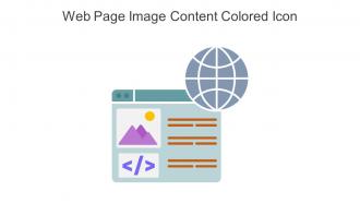 Web Page Image Content Colored Icon In Powerpoint Pptx Png And Editable Eps Format
