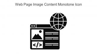 Web Page Image Content Monotone Icon In Powerpoint Pptx Png And Editable Eps Format