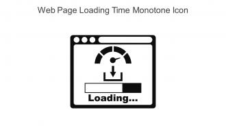Web Page Loading Time Monotone Icon In Powerpoint Pptx Png And Editable Eps Format