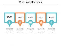 Web page monitoring ppt powerpoint presentation ideas graphics pictures cpb