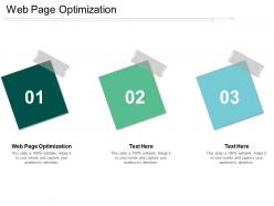 Web page optimization ppt powerpoint presentation show topics cpb