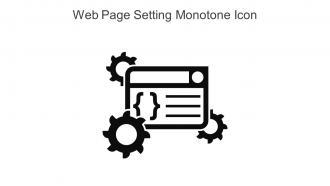 Web Page Setting Monotone Icon In Powerpoint Pptx Png And Editable Eps Format