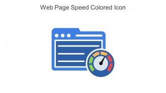 Web Page Speed Colored Icon In Powerpoint Pptx Png And Editable Eps Format
