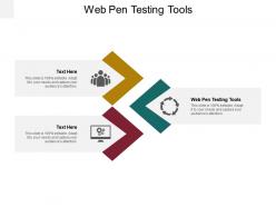 Web pen testing tools ppt powerpoint presentation icon gridlines cpb