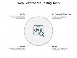 Web performance testing tools ppt powerpoint presentation guidelines cpb