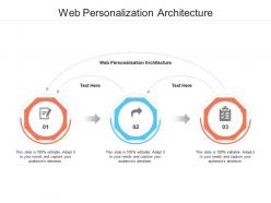 Web personalization architecture ppt powerpoint presentation icon outfit cpb